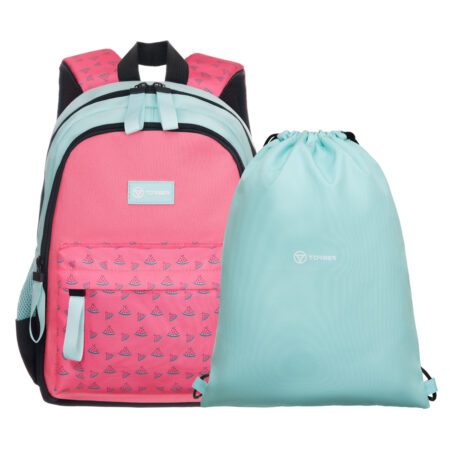 Мини-рюкзак TORBER CLASS X Mini T1801-23-Lil, 10 л, Фиолетовый + Мешок для сменной обуви в подарок!